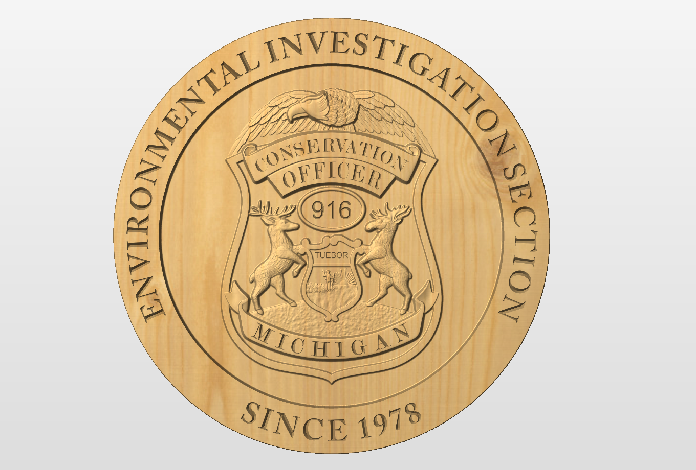 Michigan Conservation Officer Sign