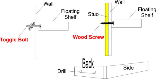 Custom Reclaimed Wood Handmade Salon Station Floating Shelf with single drawer and tool holders