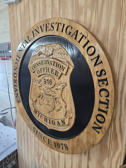 Michigan Conservation Officer Sign